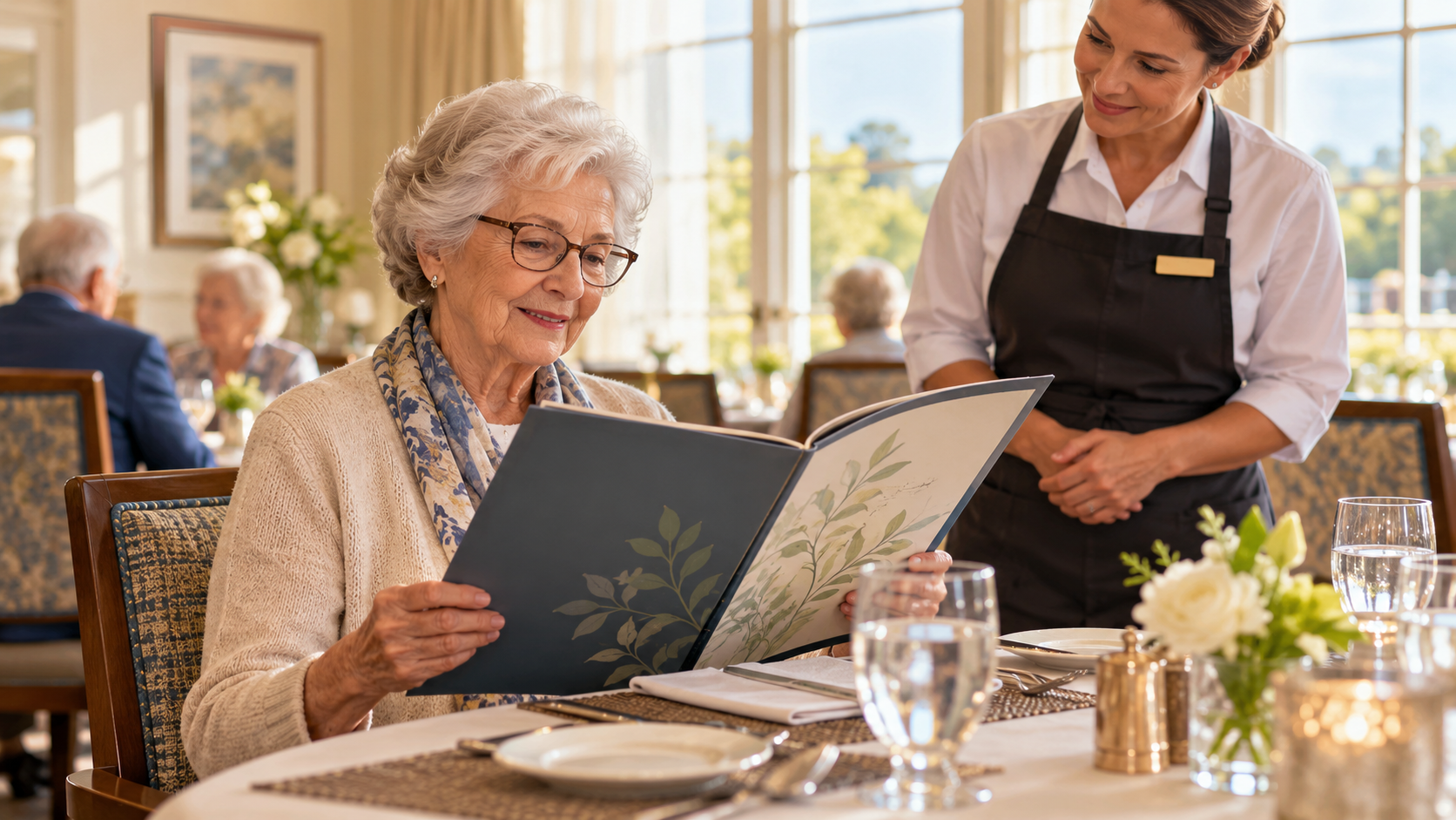 Readable Senior Living Menus: Help Residents Choose With Confidence